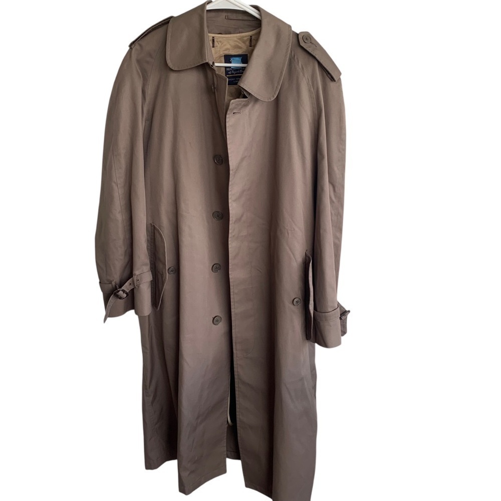 Austin Reed of Regent Street Mens Trench Coat with Liner Size 42R Jacket